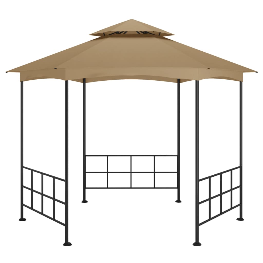 Vidaxx Pavillon mit Seitenwänden 3,1x2,7 m Taupe