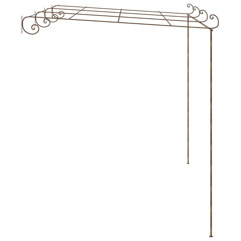 Vidaxl Tuinpergola 4x3x2,5 m Eisen Antiquitätenbraun