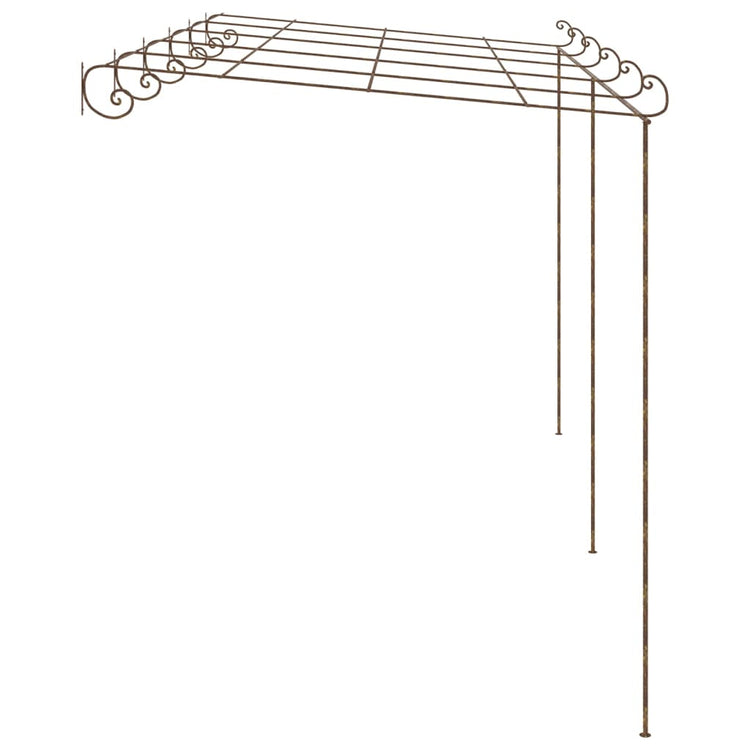 Vidaxl Tuinpergola 6x3x2,5 m Eisen Antiquitätenbraun