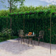 Vidaxl Tuinpergola 6x3x2,5 m Eisen Antiquitätenbraun