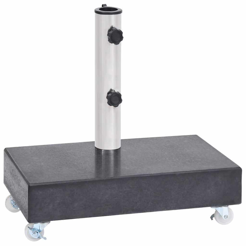 Vidaxl Parasol -Fuß 45x25x8 cm Granit schwarz