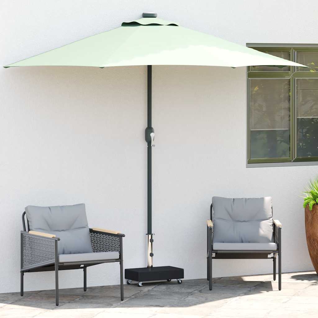 Vidaxl Parasol -Fuß 45x25x8 cm Granit schwarz