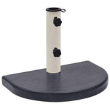 Vidaxl Parasol Foot 40x28x4 cm Granit schwarz - afbeelding 1