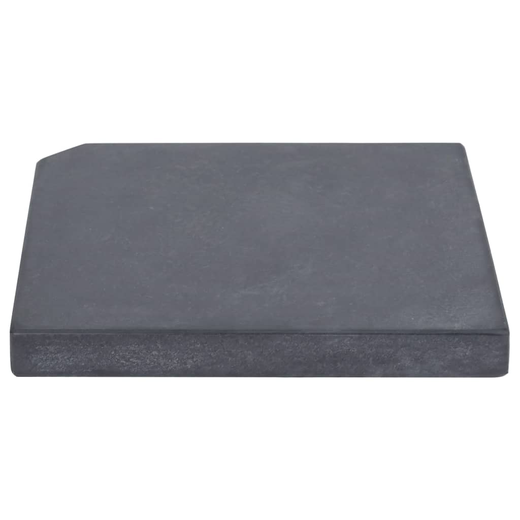 Vidaxl Parasol Fußplatte Quadrat 25 kg Granit schwarz