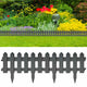 VIDAXL -Gazonkanten 25 St 10 m PP Anthrazit -ausgelöst