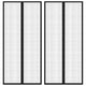 Vidaxl Insektentürvorhänge 2 PCs Magnetisch 210 x 90 cm schwarz