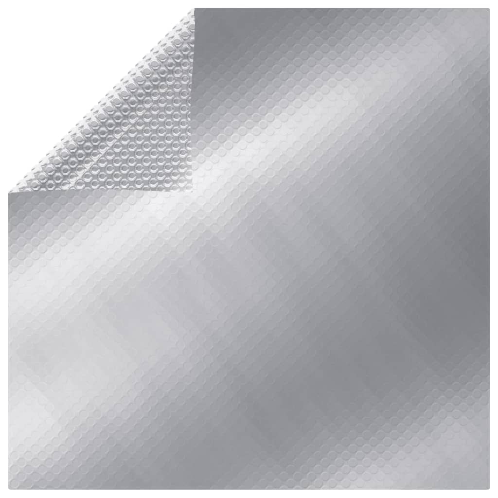 Vidaxl Poolfolie Solar Floating Rechteck 10x5 m pe silberfarben
