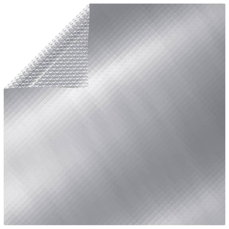 Vidaxl Poolfolie Solar Floating Rechteck 10x5 m pe silberfarben