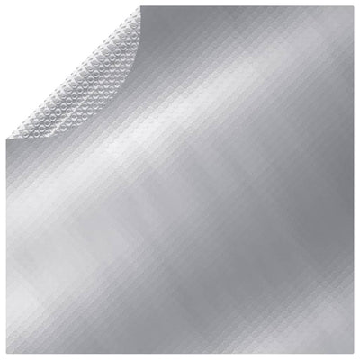 Vidaxl Schwimmbad Abdeckung 488 cm pe silberfarben