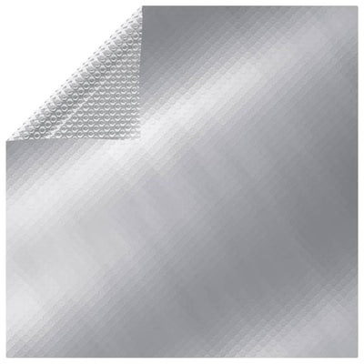 Vidaxl Schwimmbadabdeckung 975x488 cm PE Silberfarbe