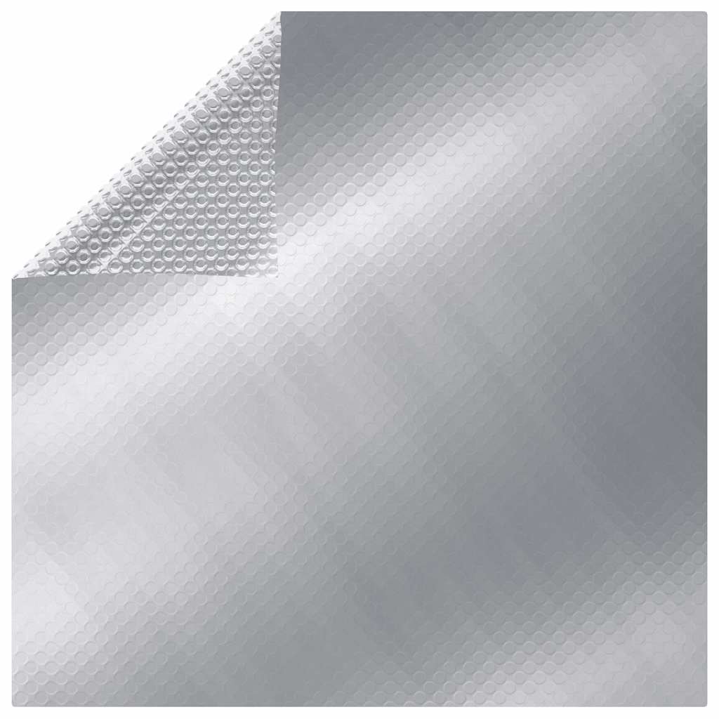 Vidaxl Poolabdeckung rechteckig 800 x 500 cm PE Silberfarbe