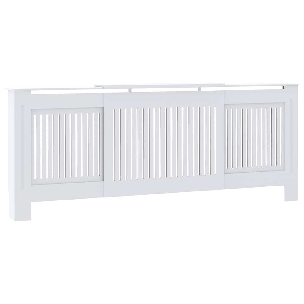 VIDAXL -Kühlerkonstruktion 205 cm MDF Weiß