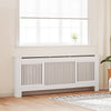 VIDAXL -Kühlerkonstruktion 205 cm MDF Weiß