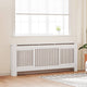 VIDAXL -Kühlerkonstruktion 205 cm MDF Weiß