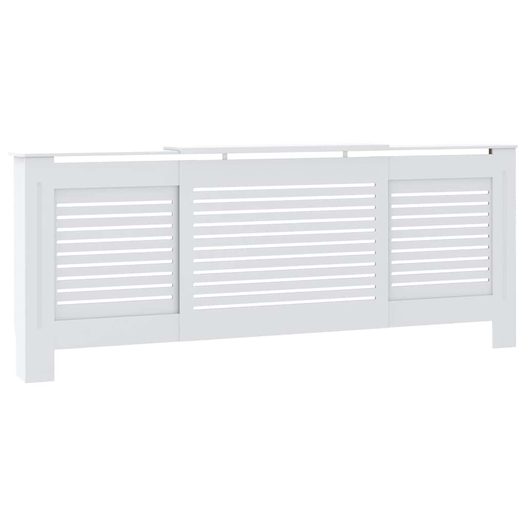 VIDAXL -Kühlerkonstruktion 205 cm MDF Weiß