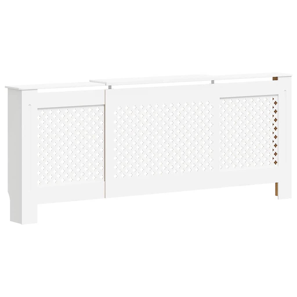 VIDAXL -Kühlerkonstruktion 205 cm MDF Weiß