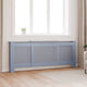 VIDAXL -Radiatorkonstruktion 205 cm MDF Grau