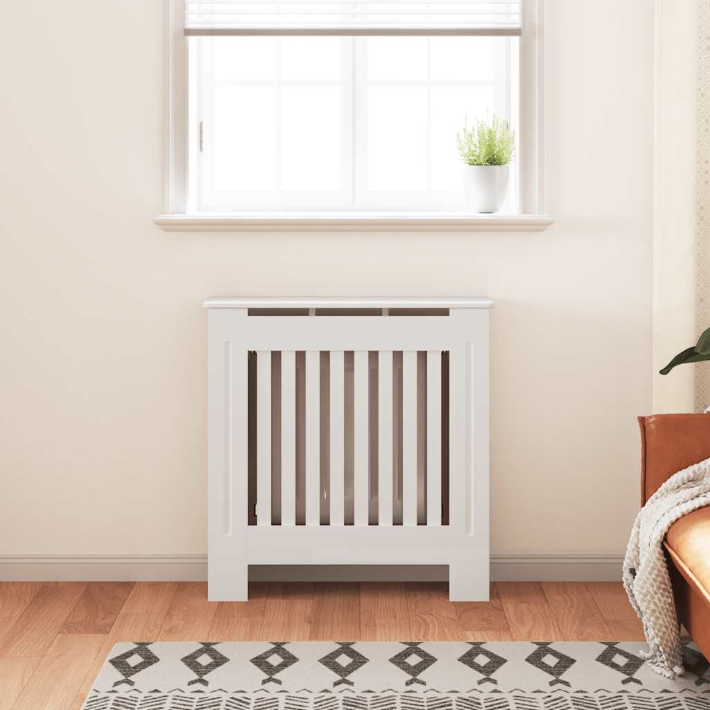 VIDAXL -Radiatorkonstruktion 78 cm MDF Weiß