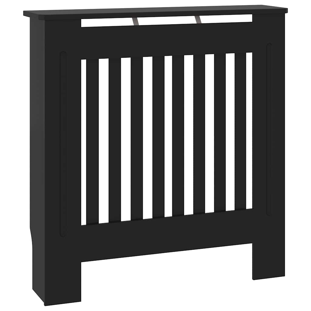 VIDAXL -Radiatorkonstruktion 78 cm MDF Schwarz
