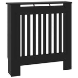 VIDAXL -Radiatorkonstruktion 78 cm MDF Schwarz - afbeelding 2