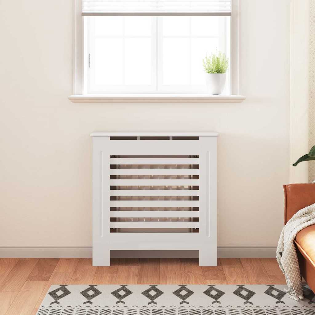 VIDAXL -Radiatorkonstruktion 78 cm MDF Weiß