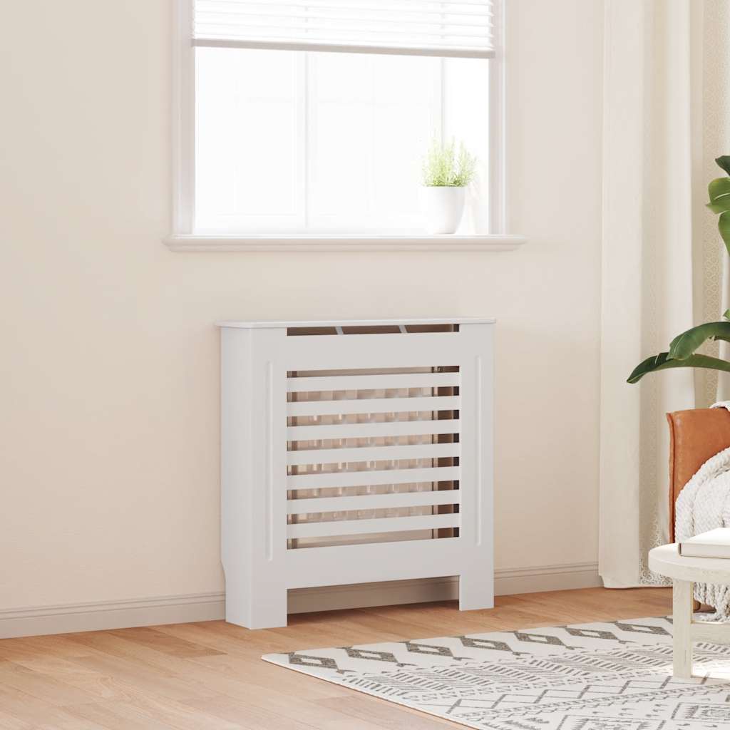 VIDAXL -Radiatorkonstruktion 78 cm MDF Weiß