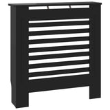 VIDAXL -Radiatorkonstruktion 78 cm MDF Schwarz - afbeelding 2