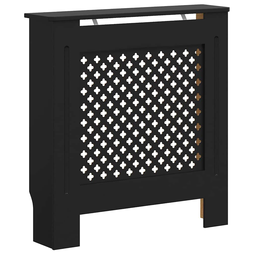 VIDAXL -Radiatorkonstruktion 78 cm MDF Schwarz