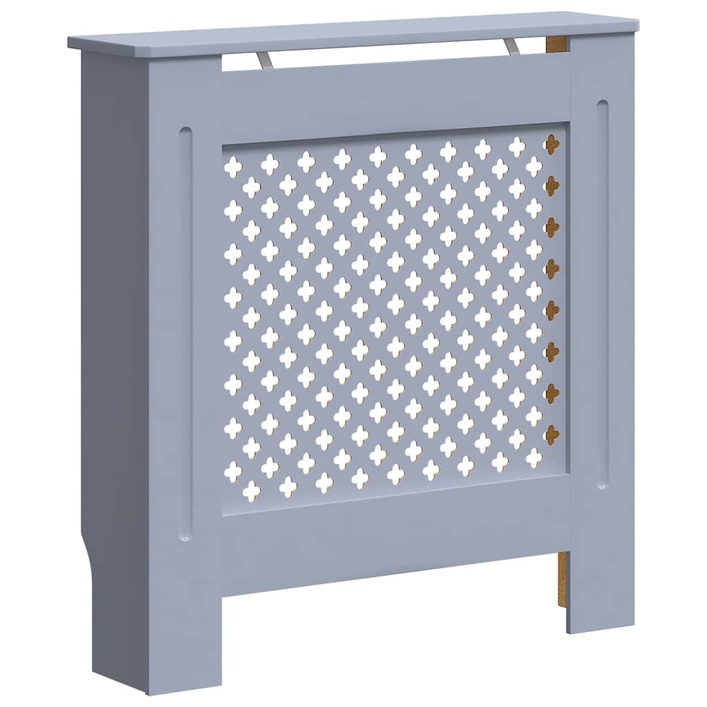 VIDAXL -Radiatorkonstruktion 78 cm MDF Grau
