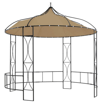 Vidaxl -Laube um 300 x 290 cm Taupe