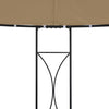 Vidaxl -Laube um 300 x 290 cm Taupe