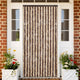 Vidaxl Fly Vorhang 118x220 cm Chenille Beige und hellbraun