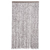 Vidaxl Fly Vorhang 118x220 cm Chenille Brown und Beige