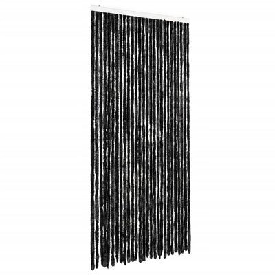 Vidaxl Fly Vorhang 118x220 cm Chenille Anthrazit