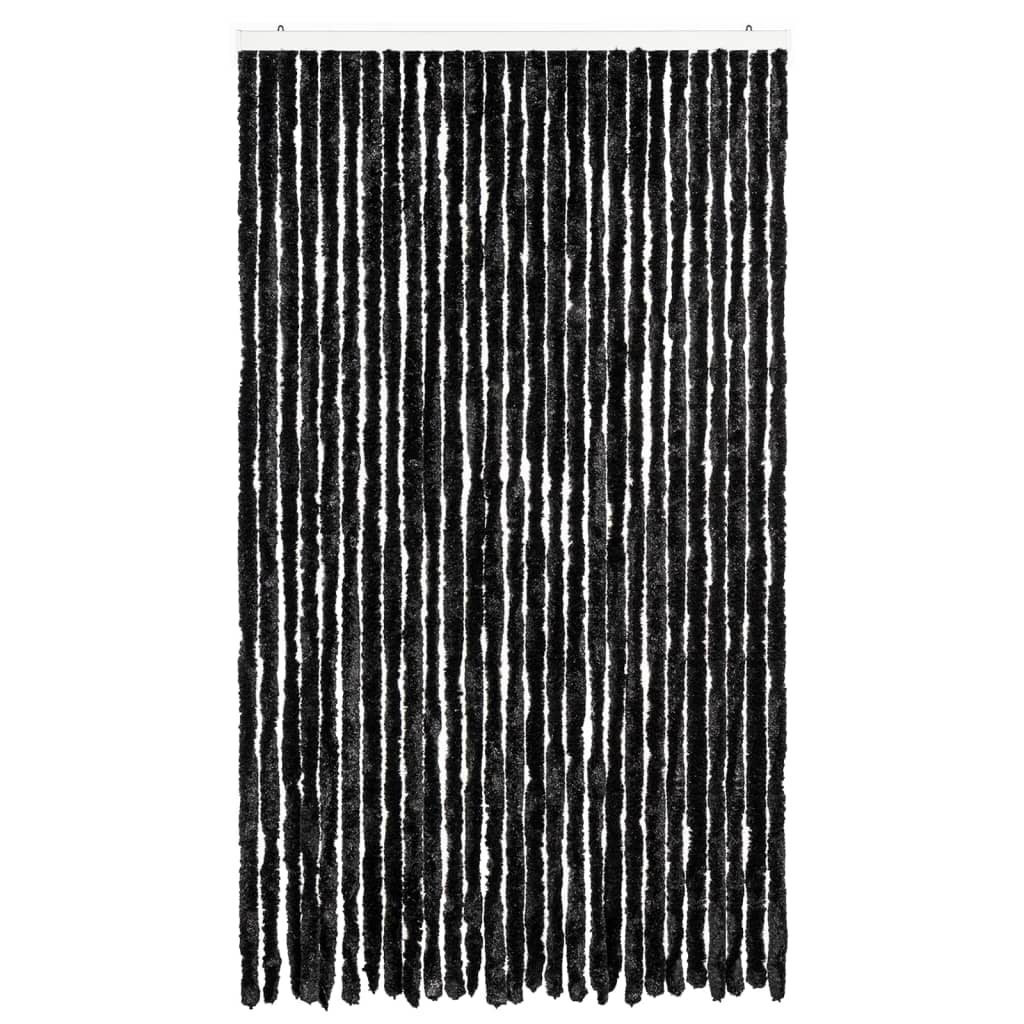 Vidaxl Fly Vorhang 118x220 cm Chenille Anthrazit