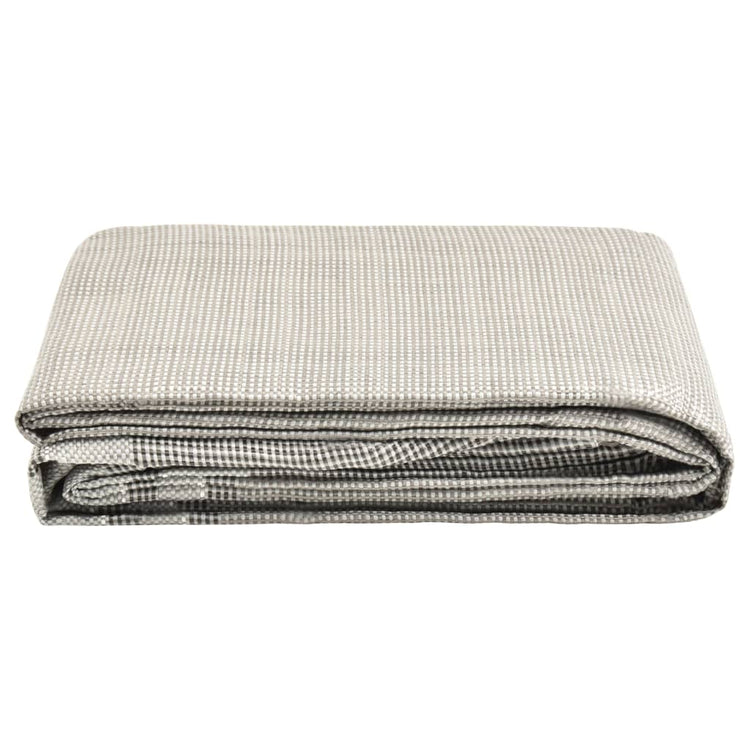 Vidaxl Zelt Teppich 500x250 cm dunkelgrau