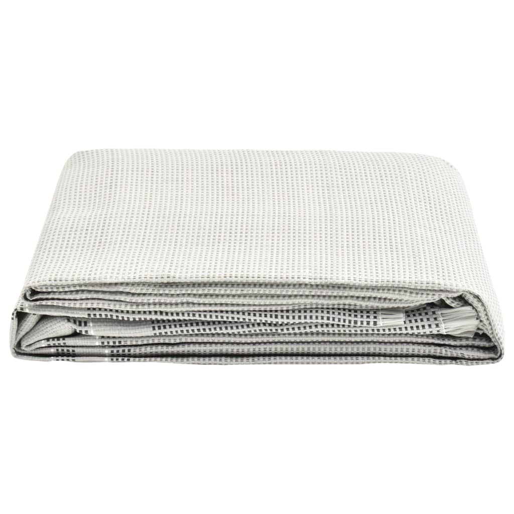 Vidaxl Zelt Teppich 700x250 cm Grau