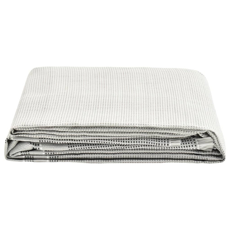 Vidaxl Zelt Teppich 700x250 cm Grau