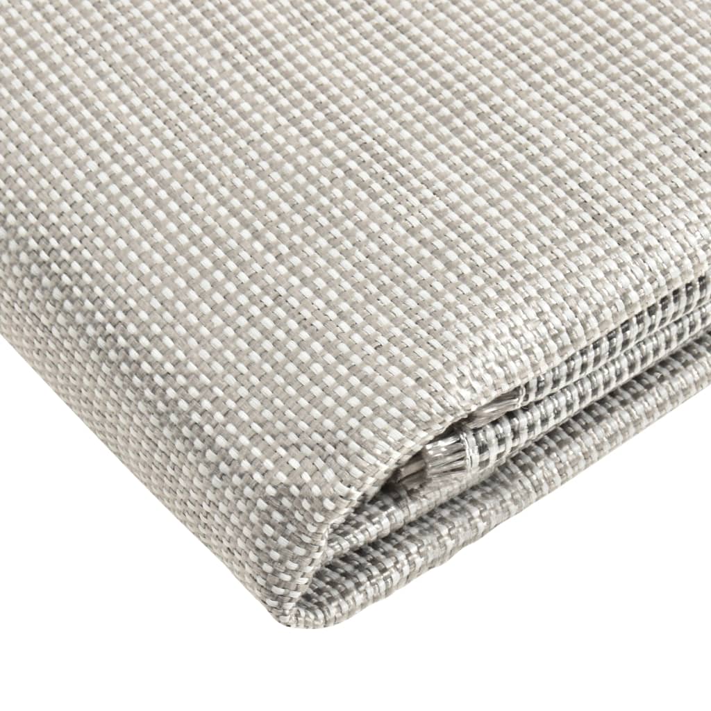 Vidaxl Zelt Teppich 650x300 cm dunkelgrau