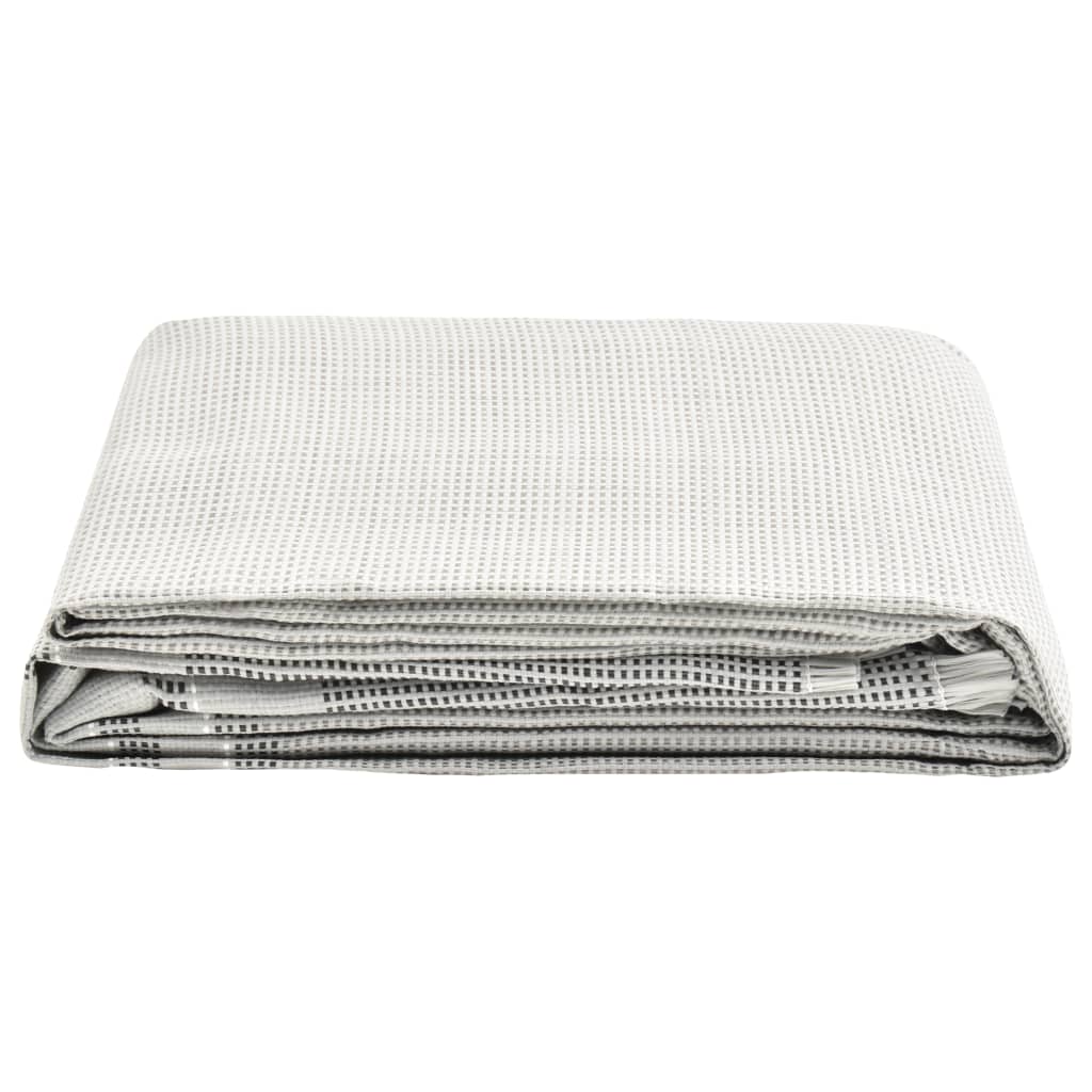 Vidaxl Zelt Teppich 650x300 cm Grau