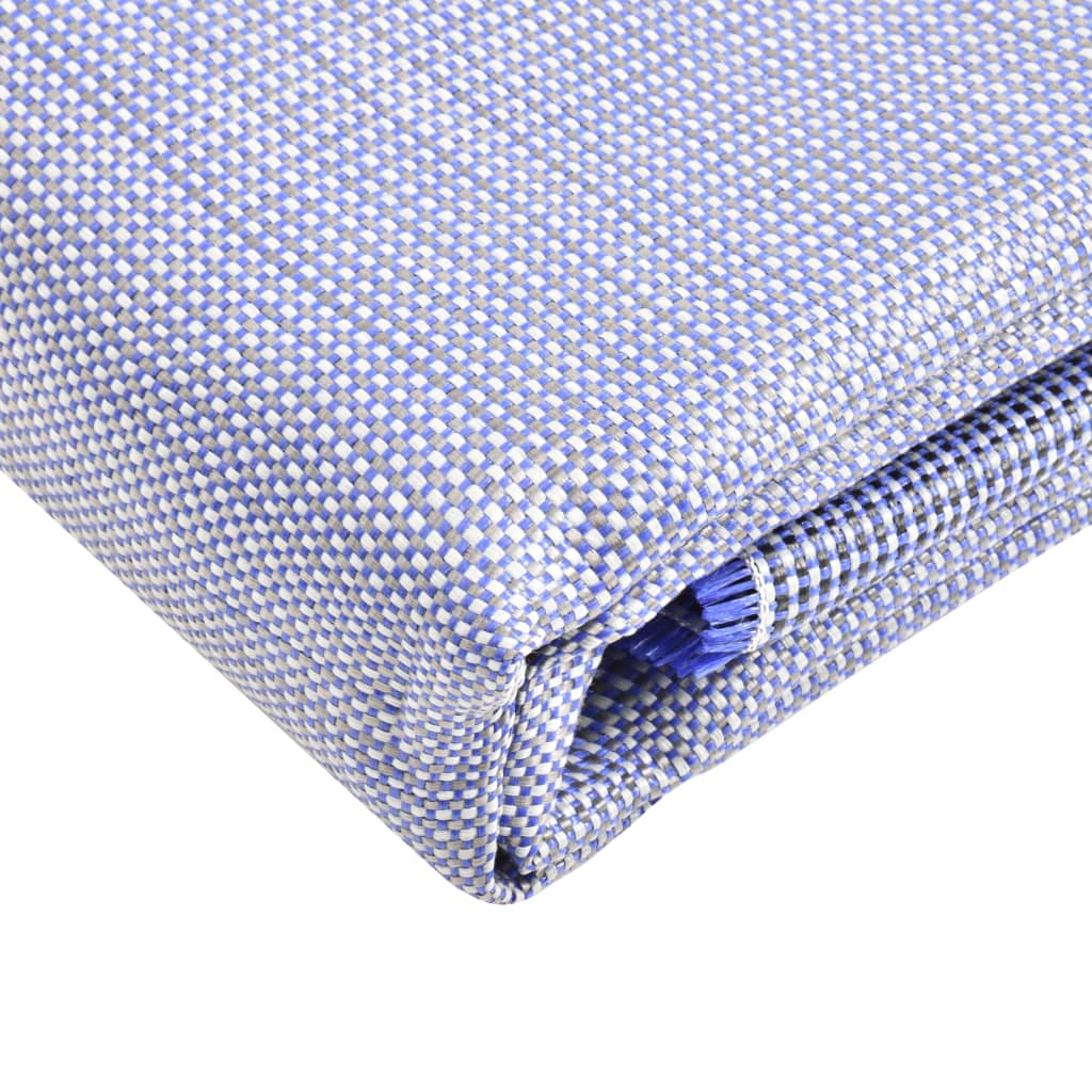 Vidaxl Zelt Teppich 700x300 cm blau