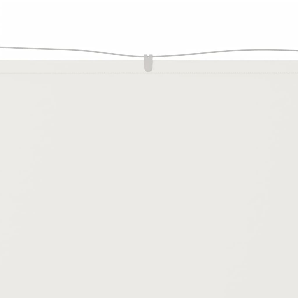 Vidaxl Luifel vertikal 100x360 cm Oxford Stoff weiß