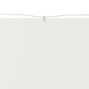 Vidaxl Luifel vertikal 140 x 420 cm Oxford Stoff weiß