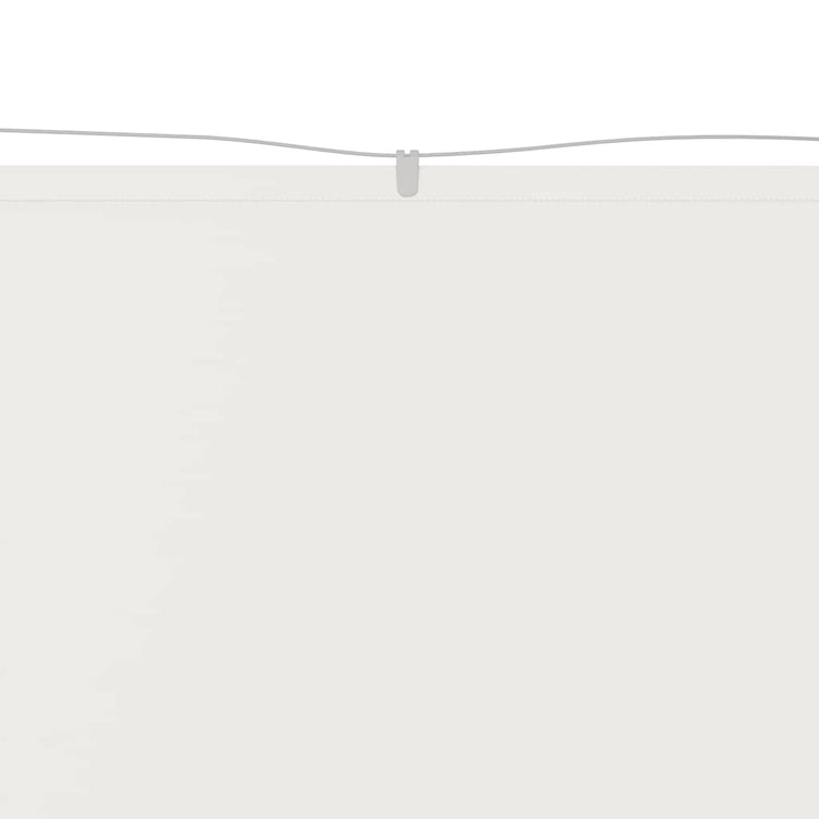 Vidaxl Luifel vertikal 140 x 600 cm Oxford Stoff weiß