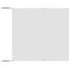 Vidaxl Luifel vertikal 140 x 800 cm Oxford Stoff weiß