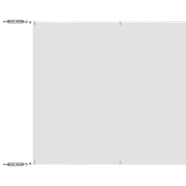 Vidaxl Luifel vertikal 140 x 800 cm Oxford Stoff weiß