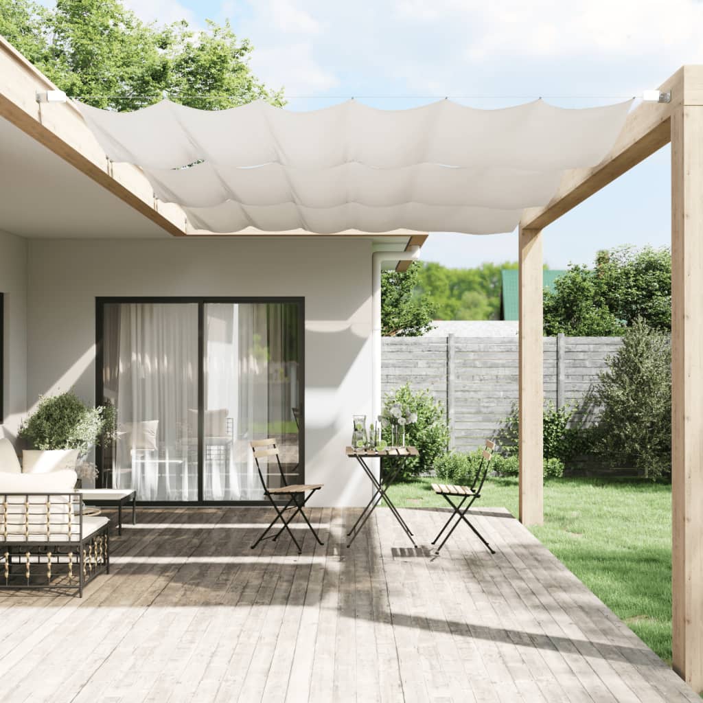 Vidaxl Luifel Vertikal 180x270 cm Oxford Stoff weiß