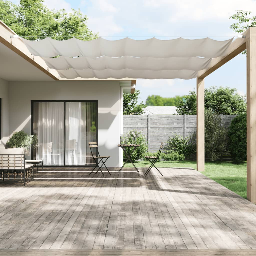 Vidaxl Luifel Vertikal 180 x 600 cm Oxford Stoff weiß