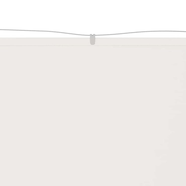 Vidaxl Luifel vertikal 180 x 1200 cm Oxford Stoff weiß