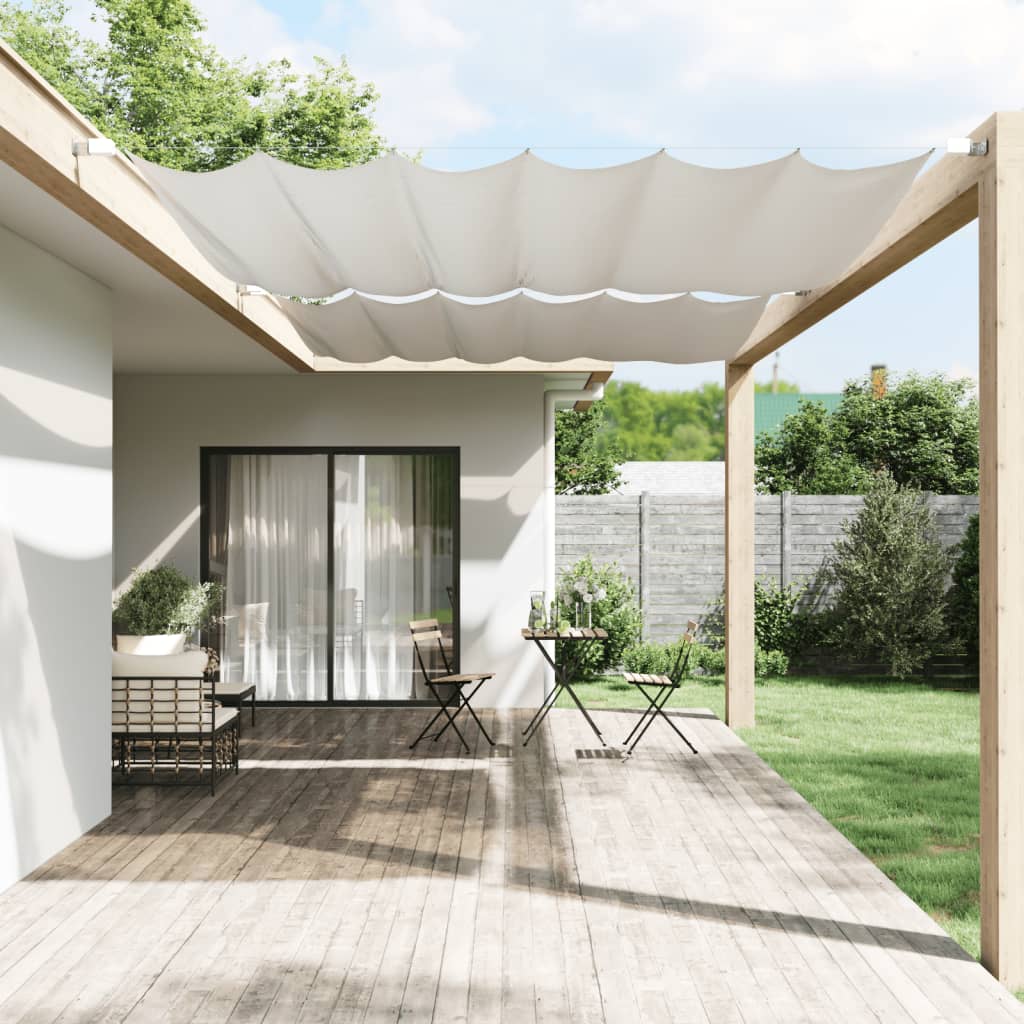 Vidaxl Luifel Vertikal 300x270 cm Oxford Stoff weiß